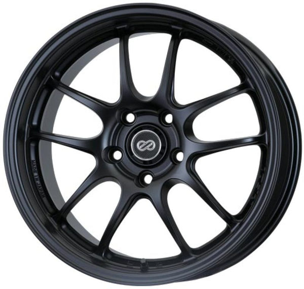 Enkei PF01 17x8 5x114.3 50mm offset Black Wheel - 460-780-6550BK by Enkei