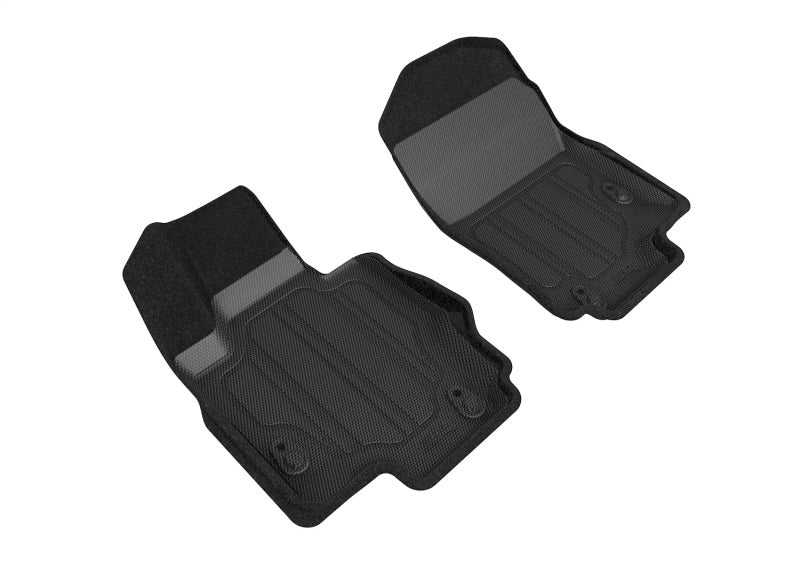 3D MAXpider 20-21 Mercedes-Benz GLE/GLS-Class Elegant Hybrid 1st Row Floormat - Black - SLMB11814709