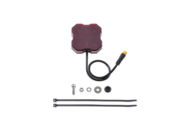 Diode Dynamics Stage Series Single Color LED Rock Light - Red M8 (one) - DD7437 by Diode Dynamics - front view
