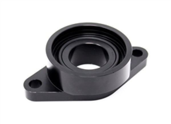 Torque Solution Billet Stock to HKS Blowoff Valve Adapter Black Mtsbshi Eclipse/Talon/Laser 1G 90-94 - TS-1G-HKS-BK by Torque