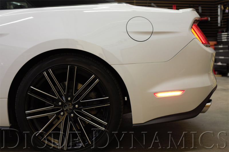 Diode Dynamics 15-21 EU/AU Ford Mustang LED Sidemarkers - Smoked (Pair) - DD5073