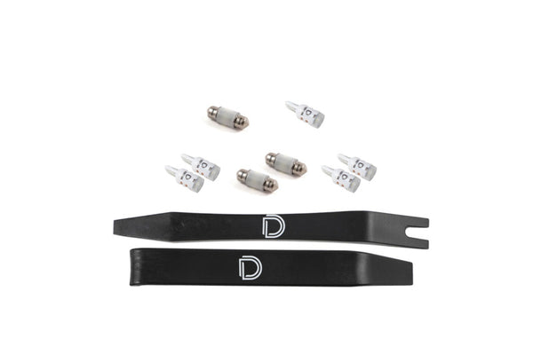 Diode Dynamics 14-18 Subaru ester Interior LED Kit Cool White Stage 2 - DD0612 for 2015 Subaru Forester - front view
