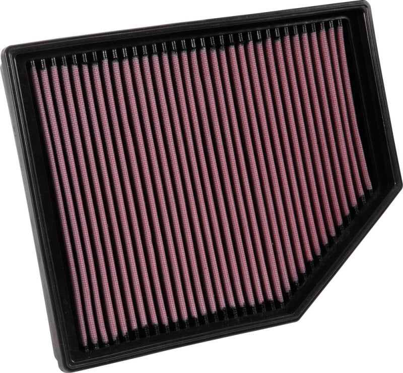 K&N 15-17 Volvo V40 2.0L DSL Drop In Air Filter - 33-3055 by K&N Engineering - angle view