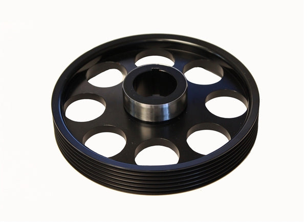 Torque Solution Lightweight Crank Pulley (Black): Hyundai Genesis Coupe 3.8 2010+ - TS-GEN-005B for 2010-2016 Hyundai Genesis