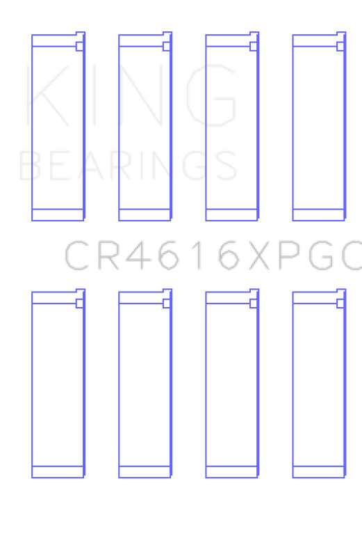 King Subaru FA20 (Size STD) pMaxKote Performance Rod Bearing Set - CR4616XPGC