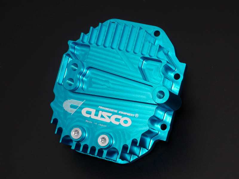 Cusco 13-20 Subaru BRZ / 13-16 Scion FR-S / 17-20 Toyota 86 Differential Cover - Blue Anodized - 965 008 ANL by Cusco - front