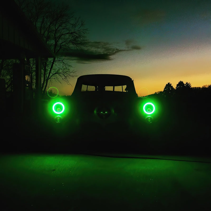 Oracle Pre-Installed Lights 7 IN. Sealed Beam - Red Halo SEE WARRANTY - 6905-003