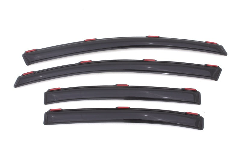AVS 12-15 Honda Civic Ventvisor In-Channel Front &amp; Rear Window Deflectors 4pc - Smoke - 194462