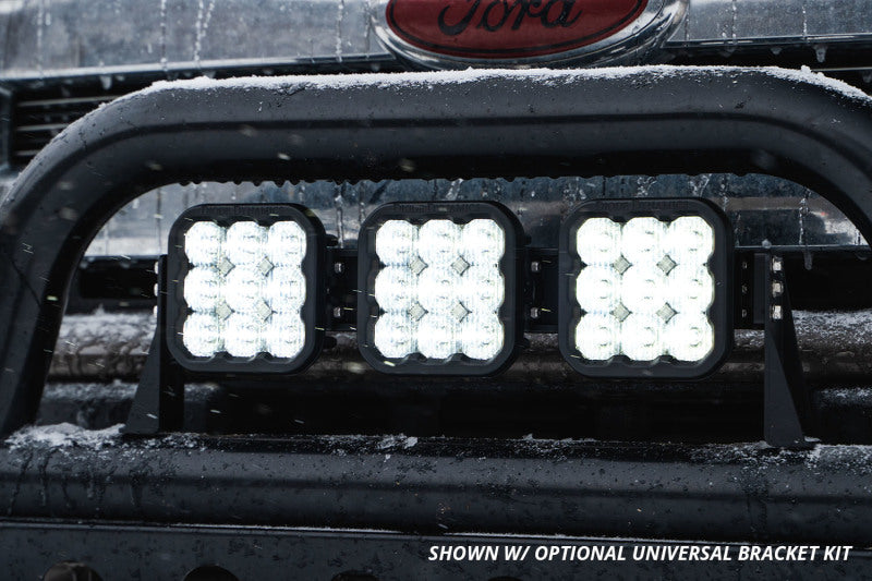 Diode Dynamics SS5 Pro Universal CrossLink 3-Pod Lightbar - Yellow Driving - DD7251