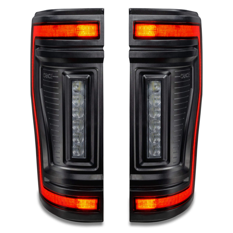 Oracle Lighting 17-22 Ford F-250/350 (Black Series) Flush Mount LED Tail Lights SEE WARRANTY - 5896-504-T