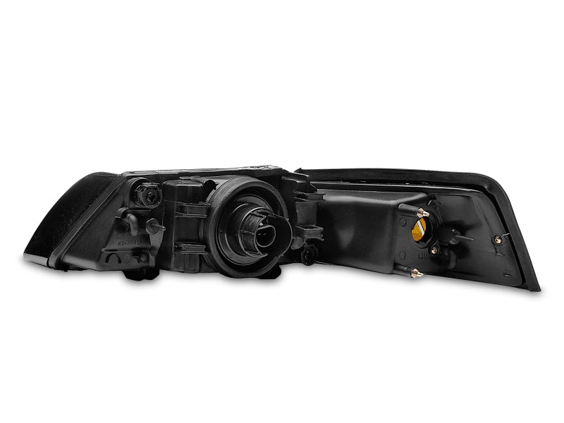 Raxiom 99-04 Ford Mustang Axial Series OE Style Headlights- Black Housing (Smoked Lens) - 49110