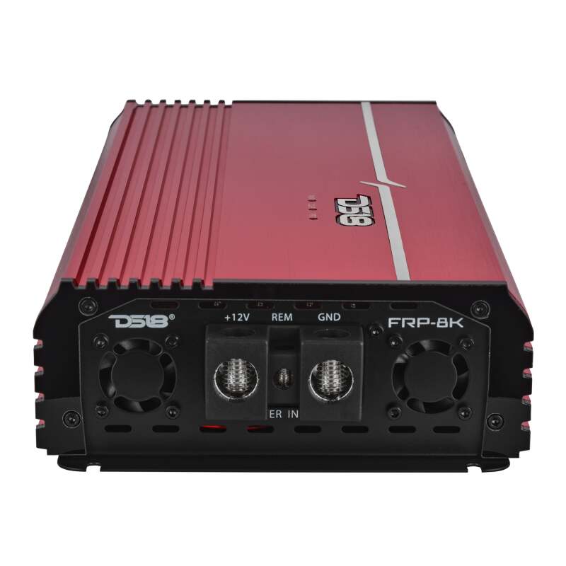 DS18 1-Channel Class D Full-Range Monoblock 8000 Watts RMS at1 ohm DPIV1/0 Terminals Included Red - FRP-8K/RD - additional view 1