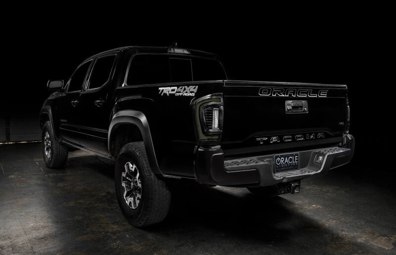 Oracle Lighting 16-23 Gen 3 Toyota Tacoma Black Series Flush Style LED Tail Lights SEE WARRANTY - 5911-504-T