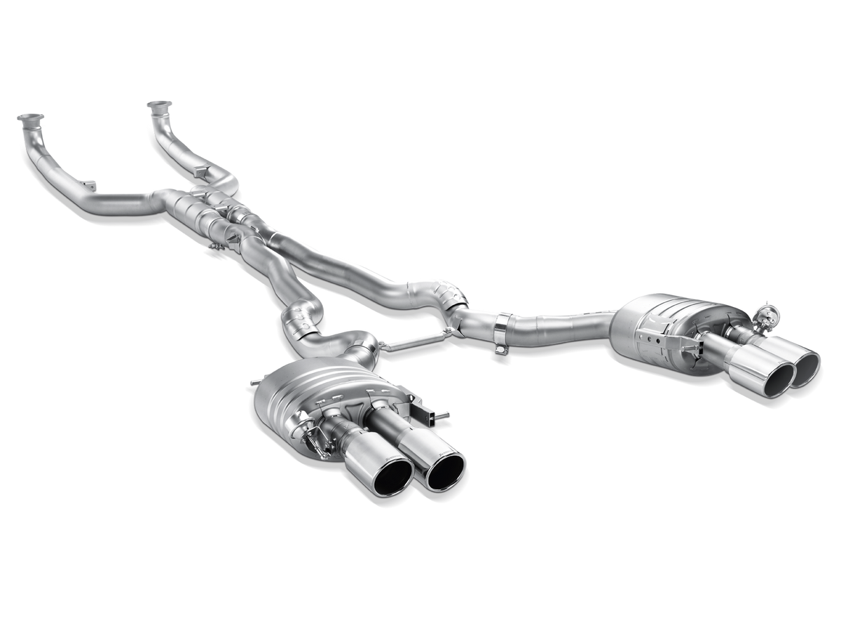 Akrapovic 13-17 BMW M6 Gran Coupe (F06) Evolution Line Cat Back (Titanium) w/ Carbon Tips - ME-BM/T/6H-C
