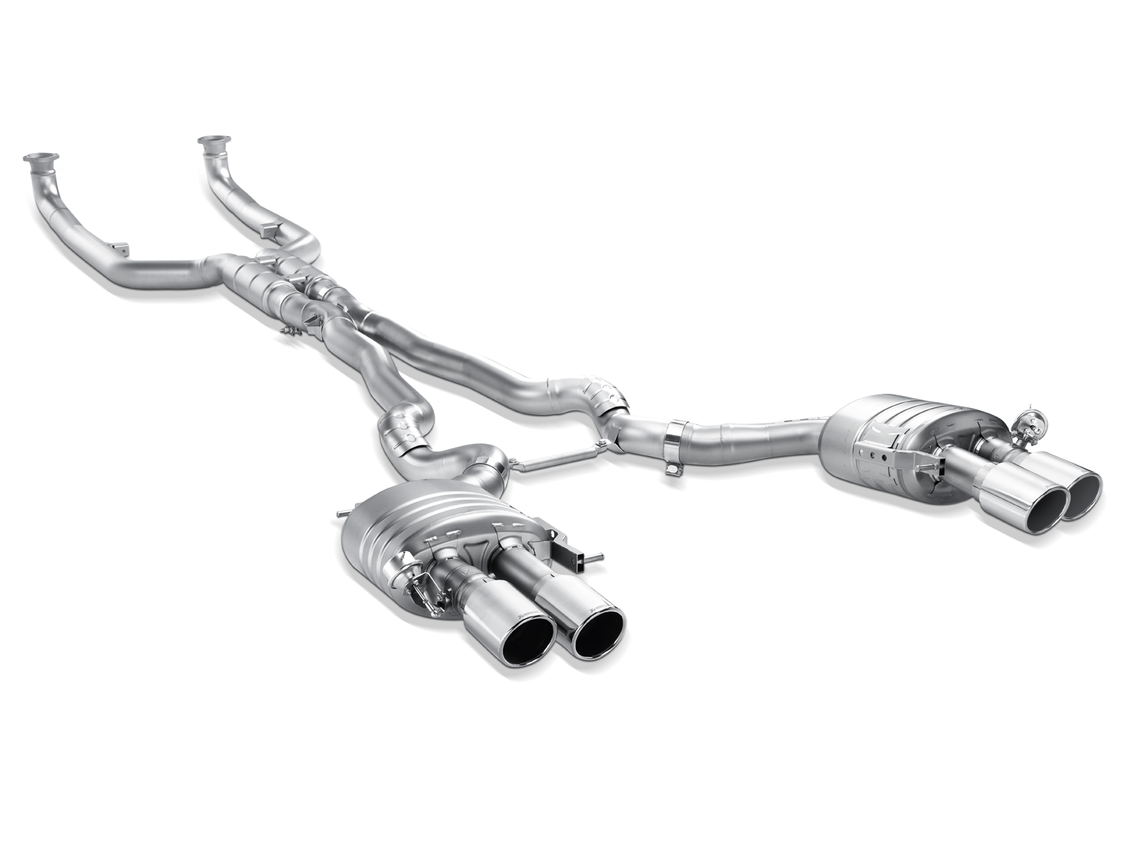 Akrapovic 13-17 BMW M6 Gran Coupe (F06) Evolution Line Cat Back (Titanium) w/ Titanium Tips - ME-BM/T/6H-T