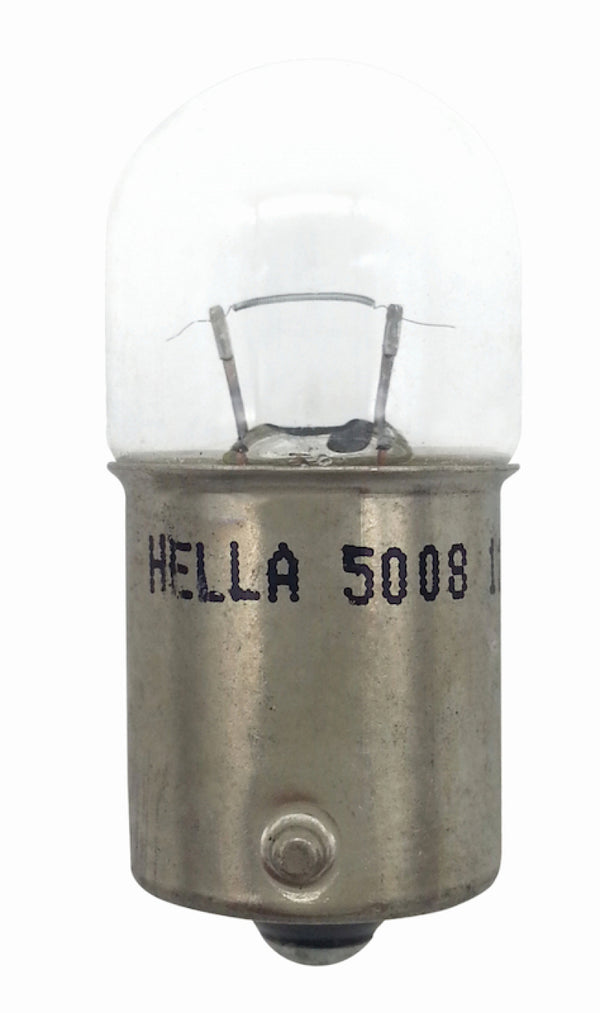 Hella Bulb 5008 12V 10W Ba15S B6 (2) - 5008TB for 2001-2012 Ford Escape - front view