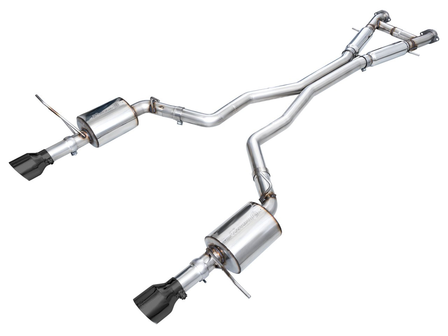 AWE Tuning 18-23 Dodge Durango SRT & Hellcat Touring Edition Exhaust - Diamond Black Tips - 3015-33952