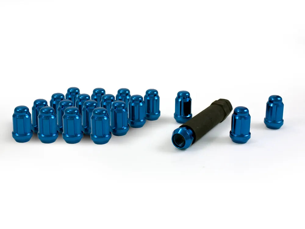 Gorilla Automotive Cone Seat Small Diameter Acorn Lug Nuts - Blue
