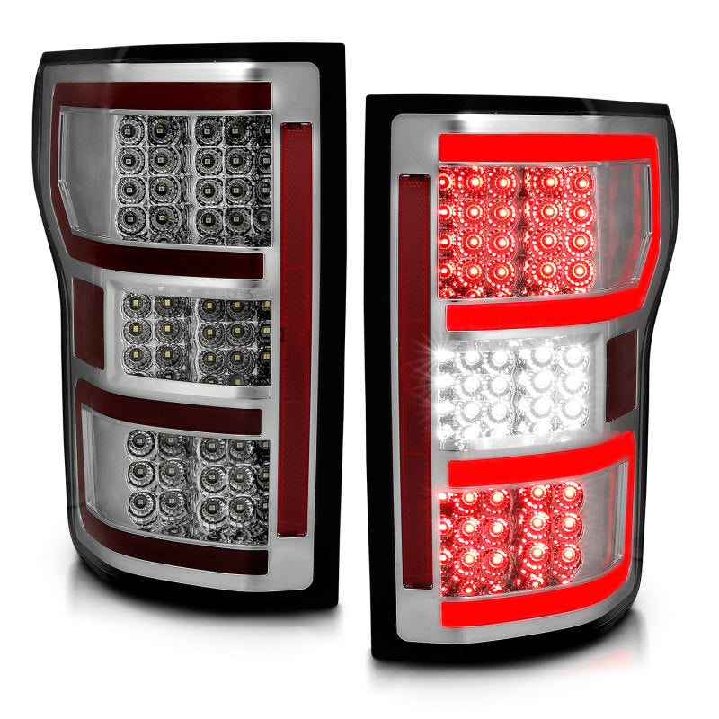 ANZO 18-19 Ford F-150 LED Taillights Chrome - 321340