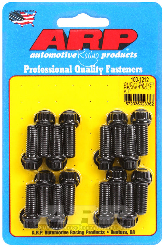 ARP BB Chevy 12pt Header Bolt Kit - 100-1212 by ARP