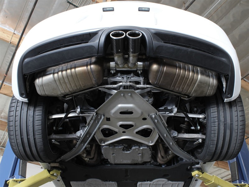 aFe Power 13-14 Porsche Cayman S / Boxster S Carbon Fiber Exhaust Tip Upgrade - 49C36413-C