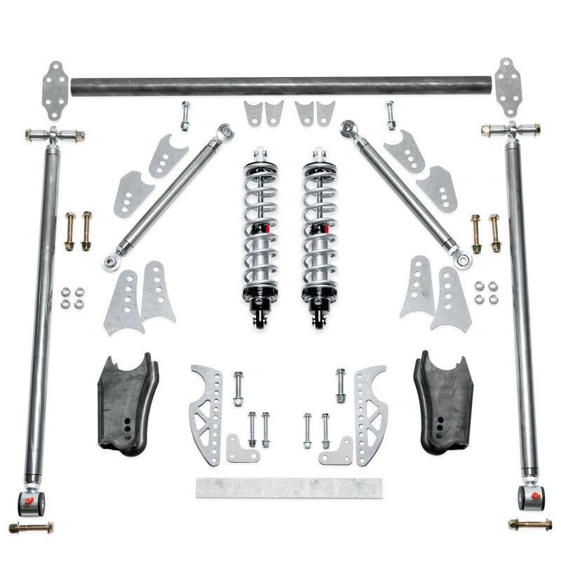 QA1 HD Pro Rear Triangulated 4-Link Kit - Front Mount Single Adj Coilovers - R173-170