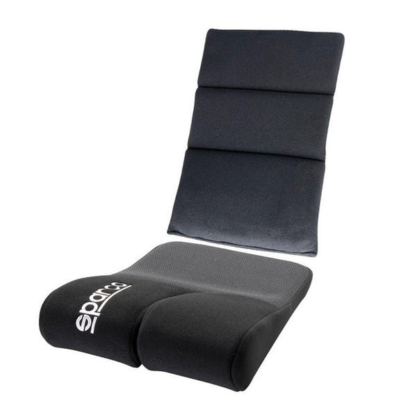 Sparco Cushion Seat Black (Rear Textu - 01031 by SPARCO - front view