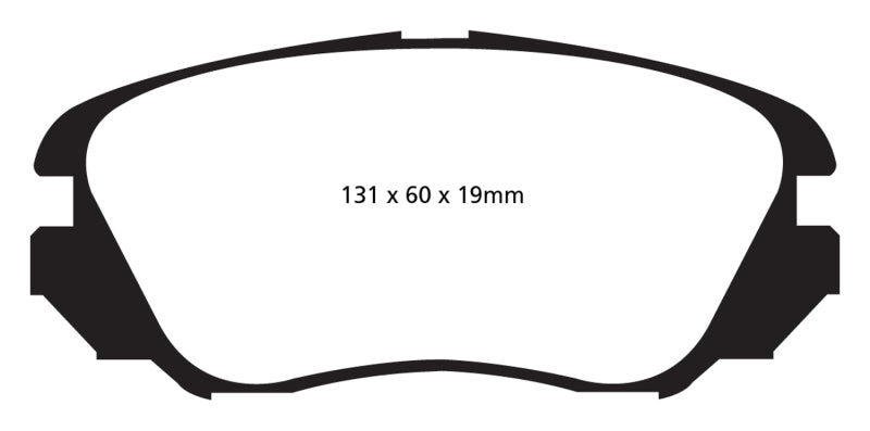 EBC 10+ Buick Allure (Canada) 3.0 Redstuff Front Brake Pads - DP32013C