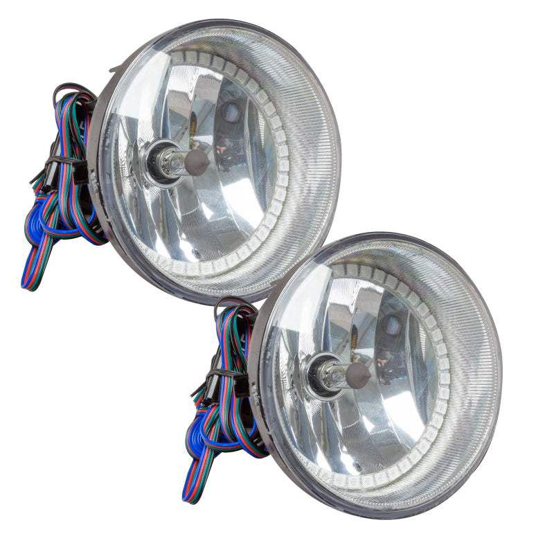 Oracle Lighting 07-13 Toyota Tundra Pre-Assembled LED Halo Fog Lights -Blue SEE WARRANTY - 7095-002
