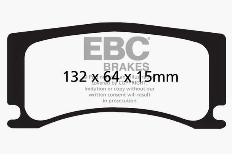 EBC 08-09 Jaguar XKR 4.2L Supercharged (Portfolio) Bluestuff Rear Brake Pads - DP52112NDX