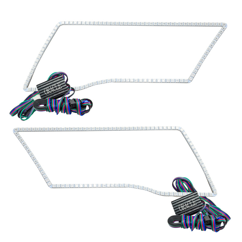 Oracle Dodge Ram Sport 09-18 LED Headlight Halo Kit - ColorSHIFT w/ RF Controller SEE WARRANTY - 2250-330