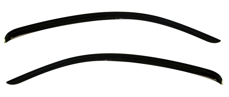 AVS 12-14 Ford Mustang Ventvisor Outside Mount Window Deflectors 2pc - Smoke - 92024