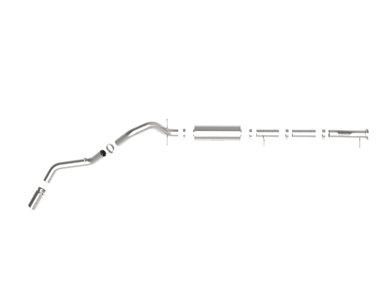 aFe Apollo GT Series 3in 409SS Cat-Back Exhaust w/ Polished Tip 2020 GM 2500/3500HD V8 6.6L L8T - 49-44122-P
