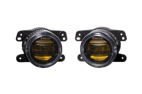 Diode Dynamics Elite Series Type M Fog Lamps - Yellow (Pair) - DD5131P for 2009-2019 Dodge Journey - front view