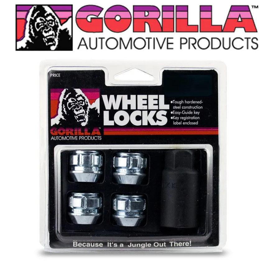 Gorilla Automotive - Gorilla Lock Acorn OE 12-1.25 Zinc Clam - 78421N
