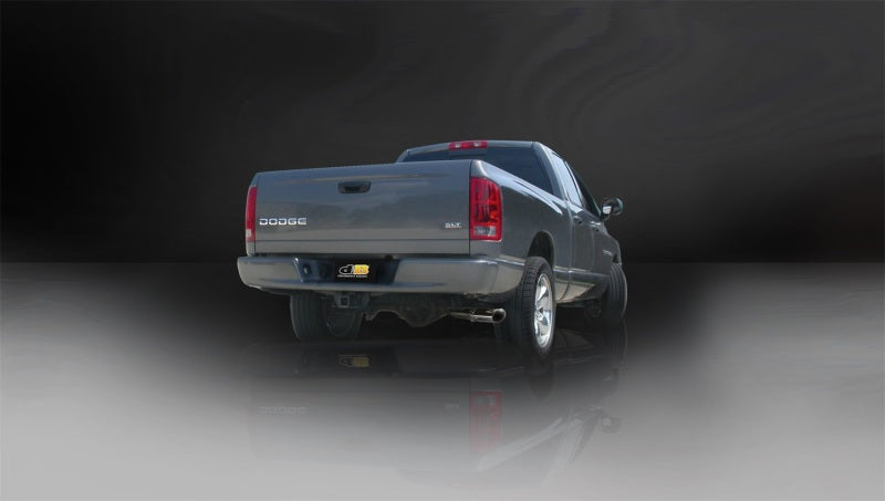 Corsa 2004-2005 -05 Dodge Ram Quad Cab/Short Bed 1500 4.7L V8 Polished Sport Cat-Back Exhaust - 24403