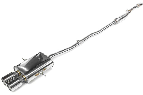 Invidia 07+ R56 Mini Cooper S Q300 Stainless Steel Tip Cat-back Exhaust - HS07MCSGTP for 2007-2013 Mini Cooper - front view