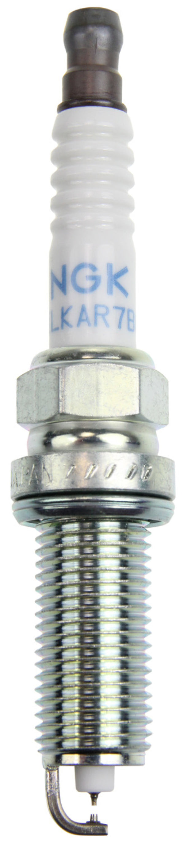 NGK Laser Iridium Spark Plug Box of 4 (DILKAR7B8) - 92217 for 2017-2020 Subaru Impreza - front view
