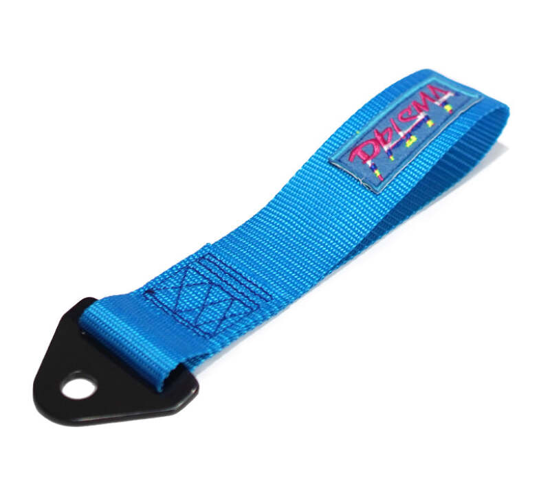 NRG Universal Prisma Tow Strap - New Blue - TOW-01NB - front view