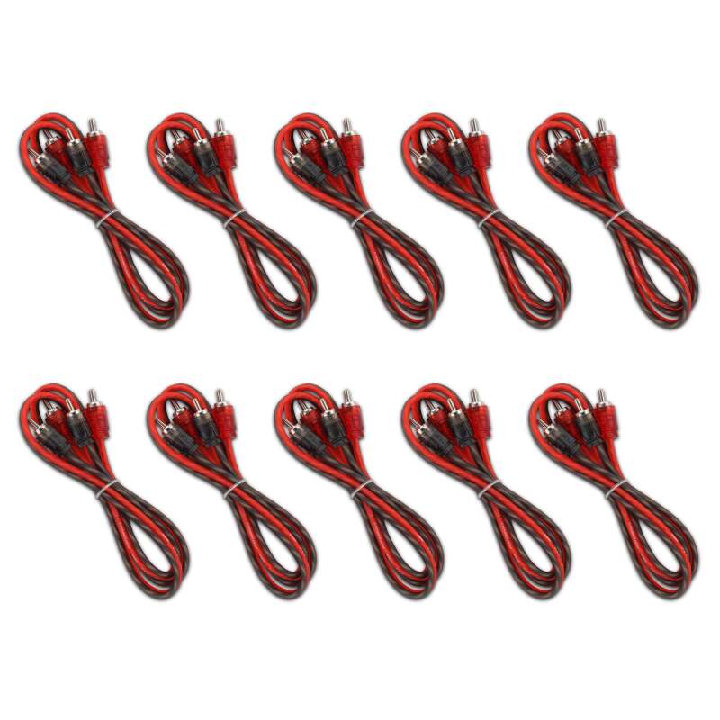 DS18 Level 1 RCA 3-Feet 10 x Pack - RCA-3FT.10PK - front view