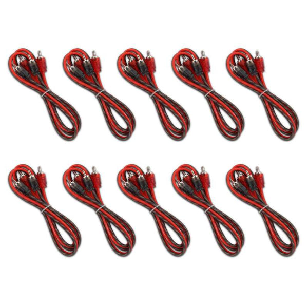 DS18 Level 1 RCA 3-Feet 10 x Pack - RCA-3FT.10PK - front view