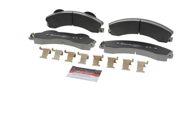 Brembo 09-17 Chevrolet Silverado 2500 HD/GMC Sierra 2500 HD/Silverado 3500 HD Front NAO Brake Pad - P10072N