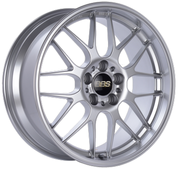 BBS RG-R 18x8.5 5x114.3 ET36 PFS Diamond Silver Wheel -82mm PFS/Clip Req - RG700DSK by BBS