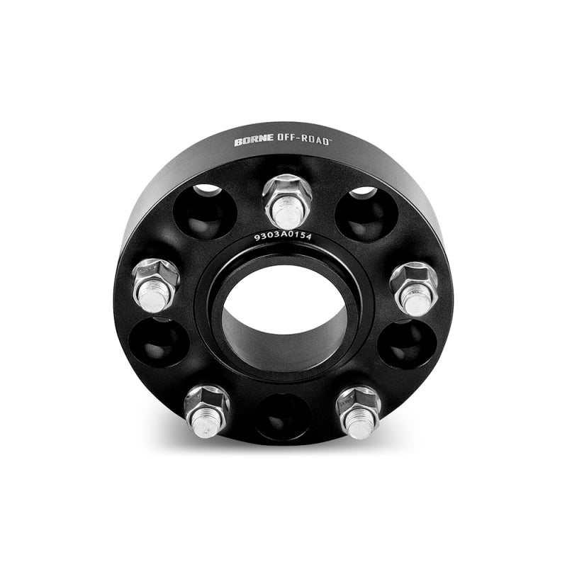 Borne Off-Road Wheel Spacers - 5x127 - 71.6 - 38.1mm - M14 - Black - BNWS-003-381BK