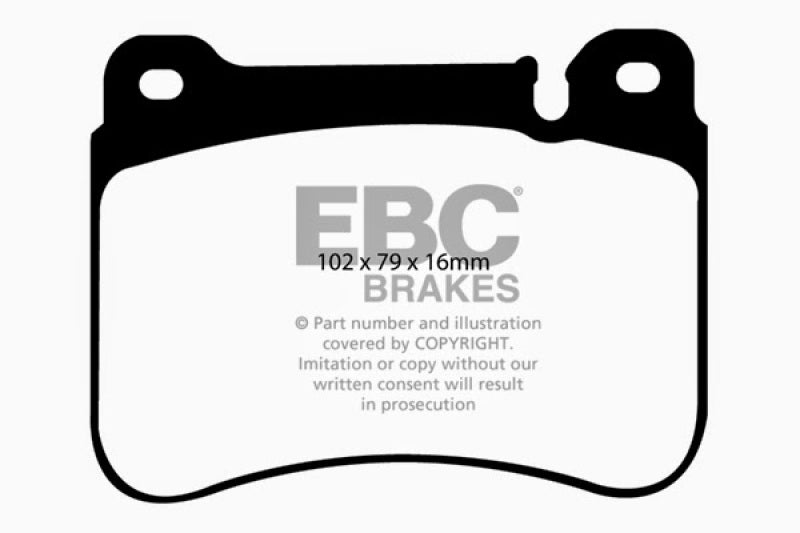 EBC 05-07 Mercedes-Benz C230 (W203) 2.5 Sport Sedan Redstuff Front Brake Pads - DP31590C