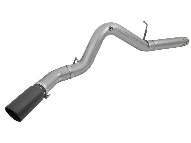 aFe LARGE Bore HD 5in Exhausts DPF-Back SS w/ Black Tips 16-17 GM Diesel Truck V8-6.6L (td) LML/L5P - 49-44081-B