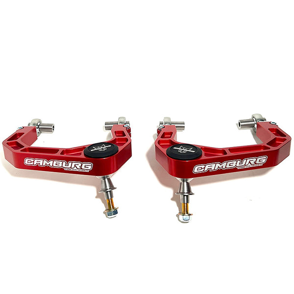 Camburg Toyota Tacoma 05-23 / 4-Runner 03-23 / FJ 07-14 KINETIK V2 Billet Uniball Upper Arms (Red) - CAM-310184-RED for 2003-