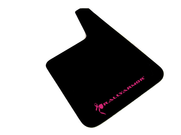 Rally Armor Universal Fit (No Hardware) Basic Plus Breast Cancer Pink Logo - MF20-BAS-BCPK by Rally Armor - front view