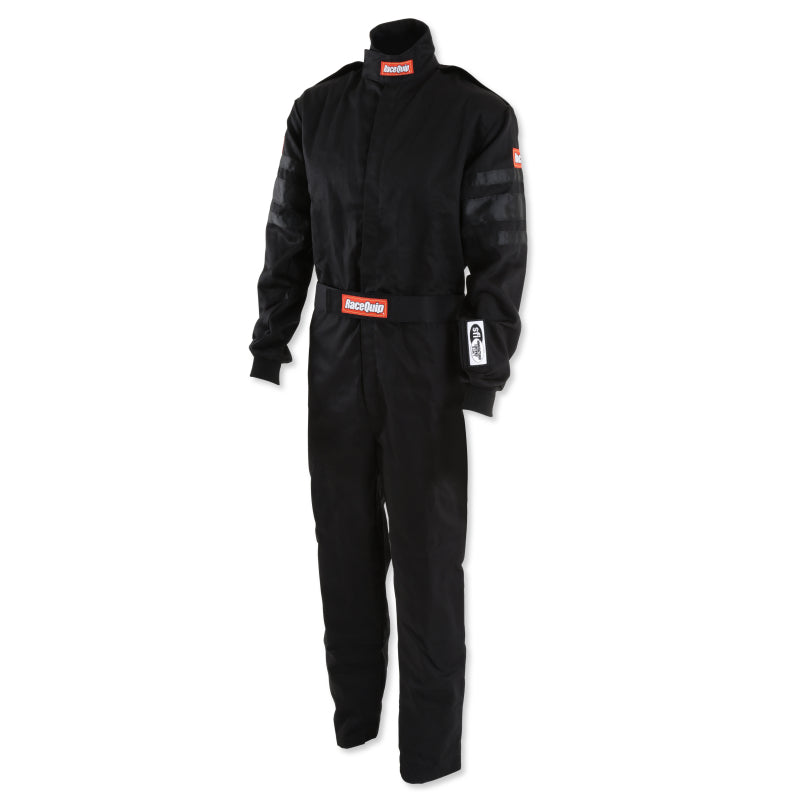 RaceQuip Black SFI-1 1-L Suit - Small - 110002RQP