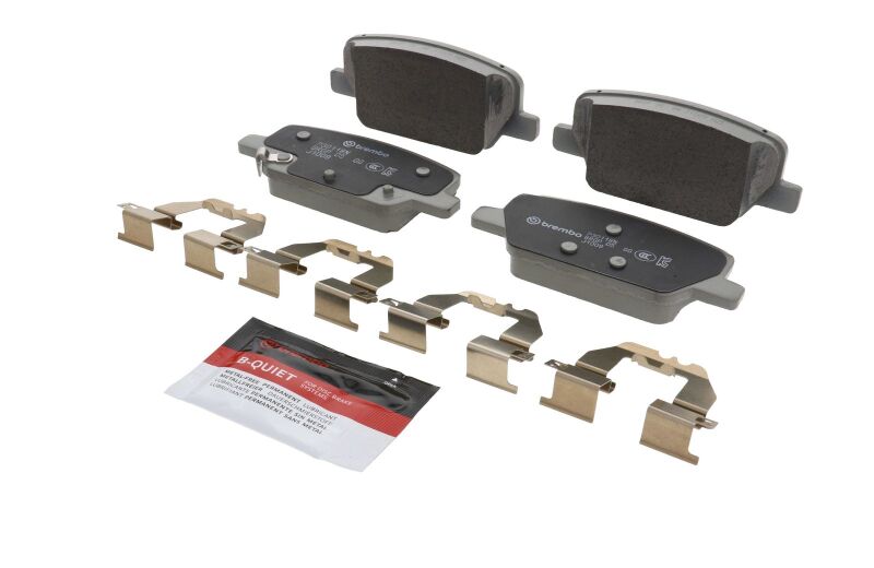 Brembo OE 20-24 Hyundai Palisade/19-20 Santa Fe/20-24 Kia Telluride PRIME Ceramic Brake Pad - Rear - P30118N
